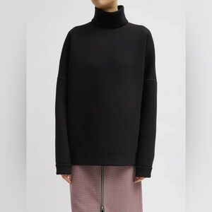 Tibi Structured Viscose Dolman Sleeve Top